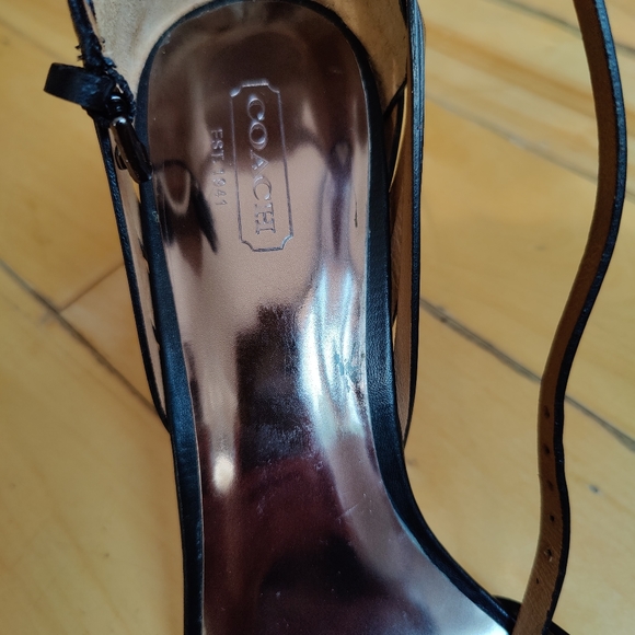 Coach 'Kamea' strappy stiletto sandals - 9.5 b - Picture 5 of 16